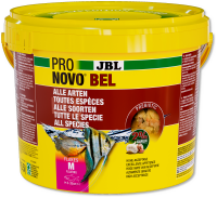 JBL Pronovo Bel Flakes M - Hauptfutter für Aquarienfische 8-20 cm, 5500 ml