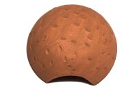 Iglu Höhle  terracotta für Garnelen und Krebse - groß Ø15 cm