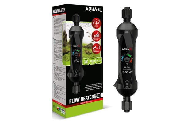 Aquael Flow Heater / Durchlaufheizer 500 Watt (300 -1000 l)