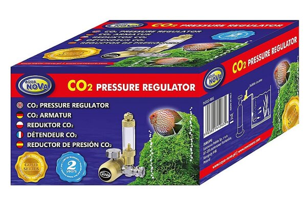 Aqua Nova Gold Series CO2 Präzisionsreduzierer - Druckminderer ohne Magnetventil