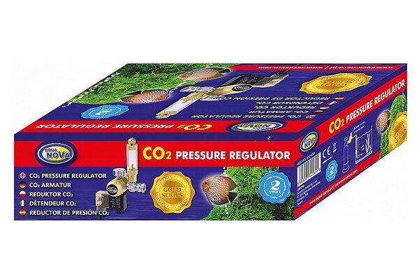 Aqua Nova Gold Series CO2 Präzisionsreduzierer - Druckminderer mit Magnetventil