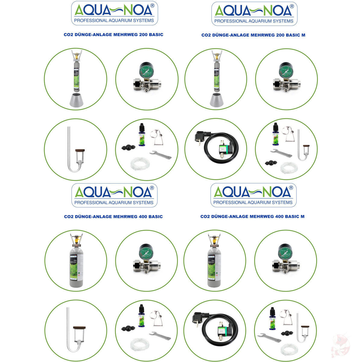 AQUA-NOA - CO2 Düngeanlage Basic, Mehrweg