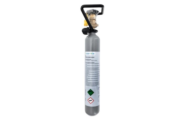 AQUA-NOA - CO2 Mehrweg-Flaschen mit Cage 500 g, Gewinde W 21,8 x 1/14"
