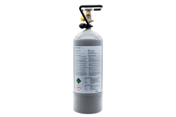 AQUA-NOA - CO2 Mehrweg-Flaschen mit Cage 3000 g, Gewinde W 21,8 x 1/14"