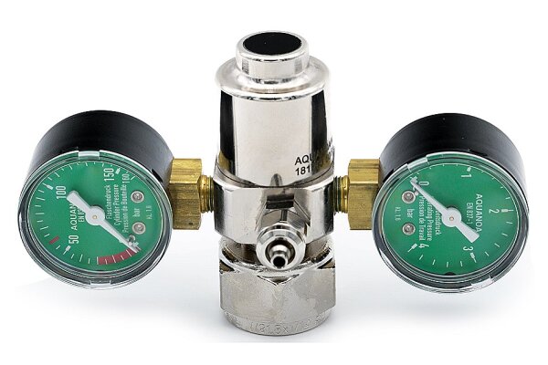 AQUA-NOA - CO2 Druckminderer Basic M2 mit Feinnadelventil, W21,8 x 1/14 ", Mehrweg
