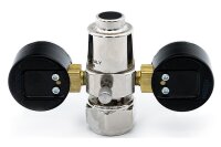 AQUA-NOA - CO2 Druckminderer Basic M2 mit Feinnadelventil, W21,8 x 1/14 ", Mehrweg