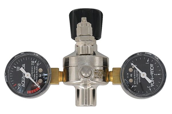 AQUA-NOA - CO2 Druckminderer Profi E mit Feinnadelventil, M11 x 1, Einweg