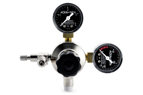 AQUA-NOA - CO2 Druckminderer Profi M1 mit Feinnadelventil, W21,8 x 1/14", Mehrweg
