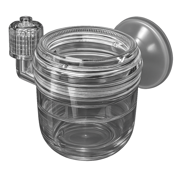 AQUA-NOA CO2-Diffusor M-M1 | 21 mm, mit Schraubanschluss