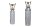 AQUA-NOA - CO2 Aluminium Mehrweg-Flaschen mit Cage 750-2000g, Gewinde W 21,8 x 1/14"