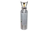AQUA-NOA - CO2 Aluminium Mehrweg-Flaschen mit Cage 2000...