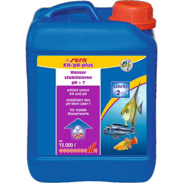 sera KH/pH-plus, 2.500 ml | KH- & pH-Wert Stabilisator | Vorratspack