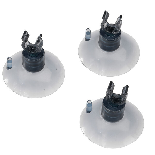 Saughalter mit Clip 4/6 mm (3 Stk.) | Für Luftschlauch & Glaswaren