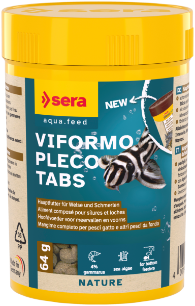 sera Viformo Pleco Tabs | Hauptfutter-Tabletten für Welse & Bodenfische