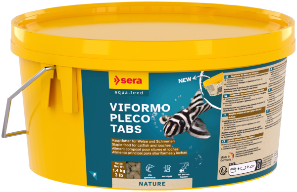 sera Viformo Pleco Tabs, 2200 ml | Züchterpackung Welsfutter