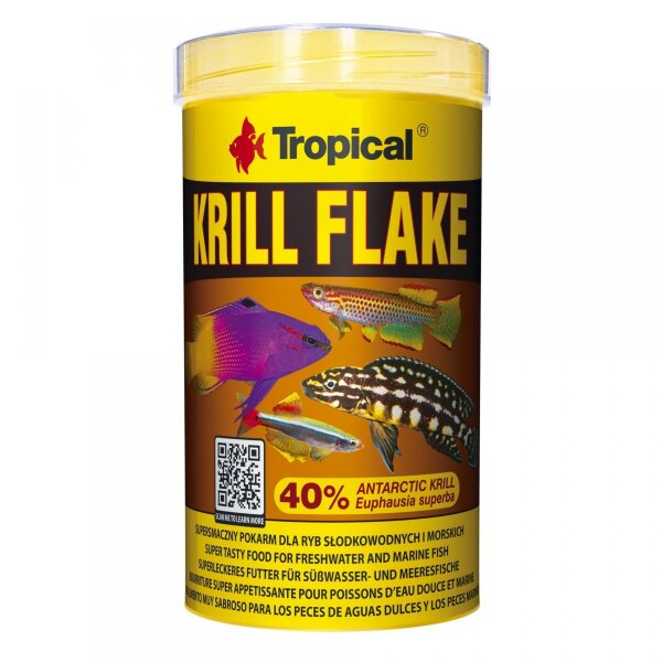 Tropical Krill Flakes, 100 ml | Farbverstärkendes Flockenfutter