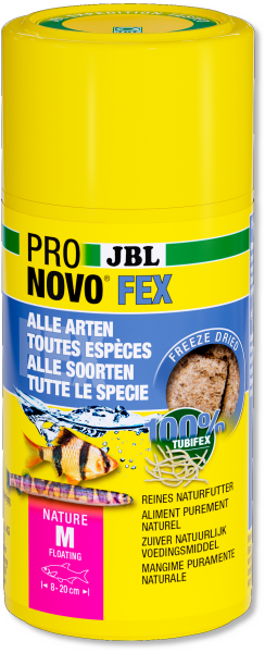 JBL ProNovo Fex, 100 ml | Gefriergetrocknete Tubifex-Würfel