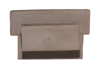 Garnelen-/Krebsröhre Quaderstapel 3-fach - Vielseitige Keramikdekoration und Versteckmöglichkeit