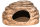 Aquarium Felsenhöhle aus Ton, 17 x 13 x 10 cm | Für Flusskrebse & große Welse