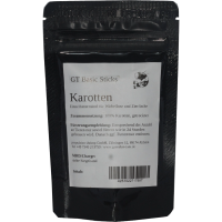 GT Futtersticks Karotte | Natürliches Farbfutter für Garnelen, 300 g