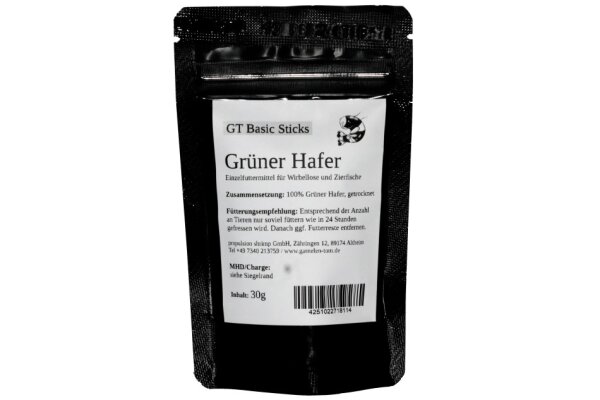 GT Futtersticks Grüner Hafer, 30 g