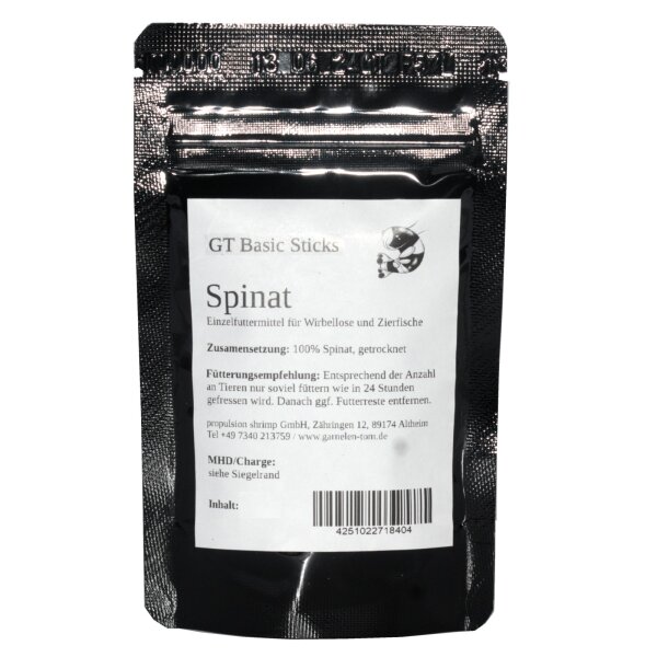GT Futtersticks Spinat, 240 g