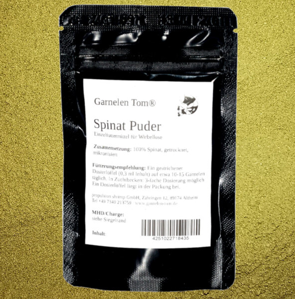 GT Spinat Puder, 80 g | Vorteilspackung Aufzuchtfutter