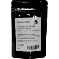 GT Walnussblätter Puder, 30 g | feines Naturfutter