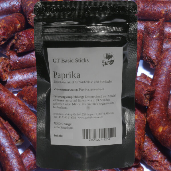 GT Futtersticks Paprika, 180 g | Züchterpackung Farbfutter