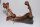 Moorwood auf Schiefer - "Shrimp Schiffchen" 30x29x22 cm (LxBxH) #1667
