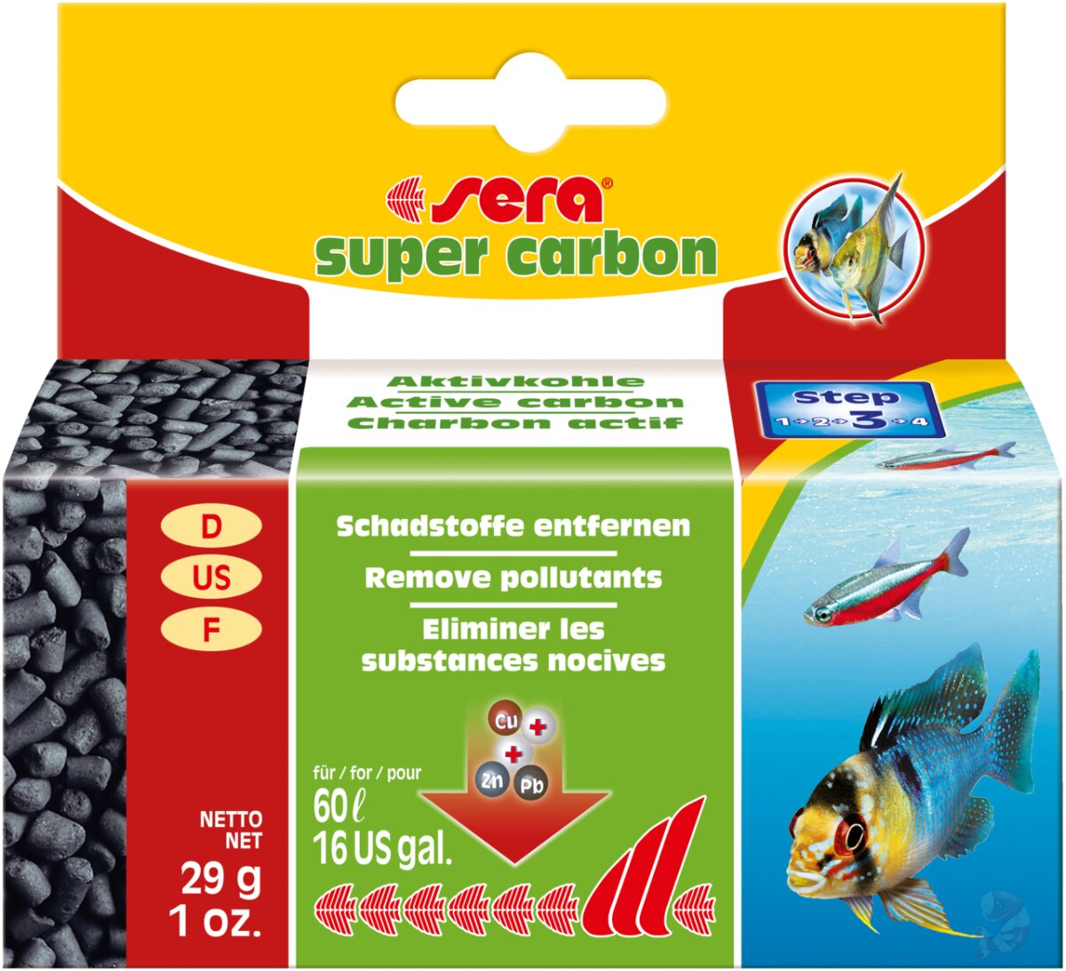 sera super carbon (Aktivkohle) 29 g