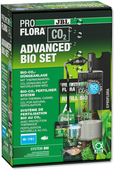 JBL Proflora CO2 Advanced Bio Set | Bio-CO2-Anlage mit Glas-Diffusor (12-80L)