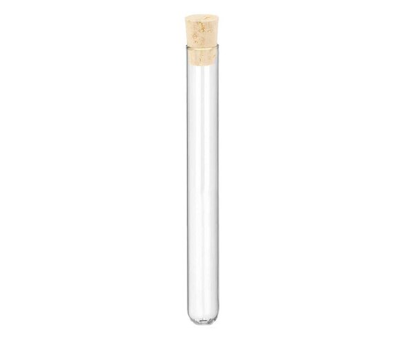 Reagenzglas 180 x 18  mm für Garnelen Lollies Futterbrei
