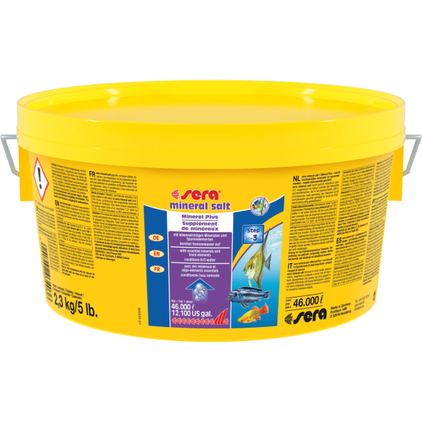 sera mineral salt, 2,3 kg | Aufhärtesalz zur reinen GH-Erhöhung | Vorratspack