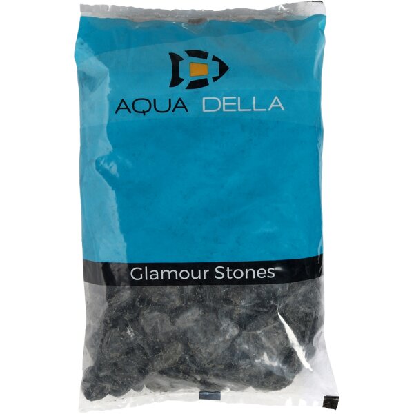 Aqua Della Aquarienkies pebbles black, 2 kg