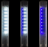 Aquael Leddy Slim 2.0 weiß, Aufstecklampe für 20 - 30 cm breite Aquarien