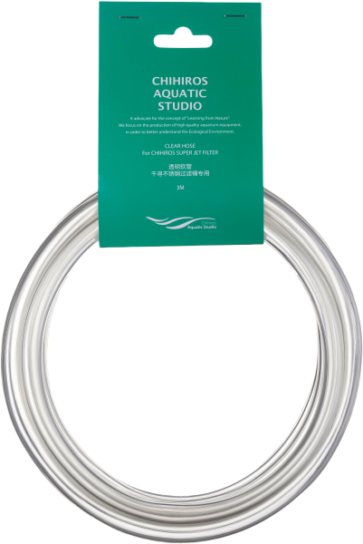 Chihiros Clear Hose (Schlauch transparent) 9/12 mm, 3 m