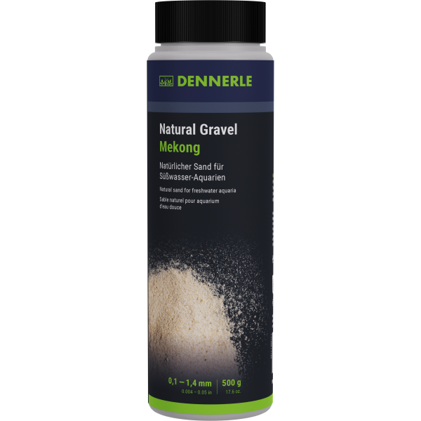 Dennerle Natural Gravel Mekong 0,1 - 1,4 mm, 500 g