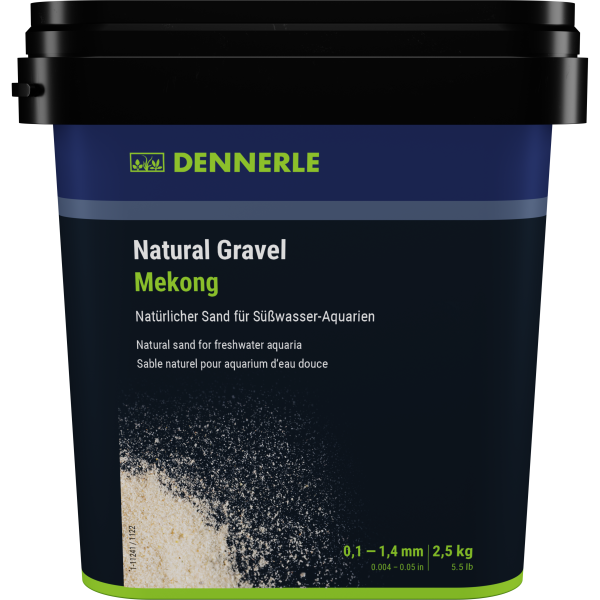 Dennerle Natural Gravel Mekong 0,1-1,4 mm , 2,5 kg