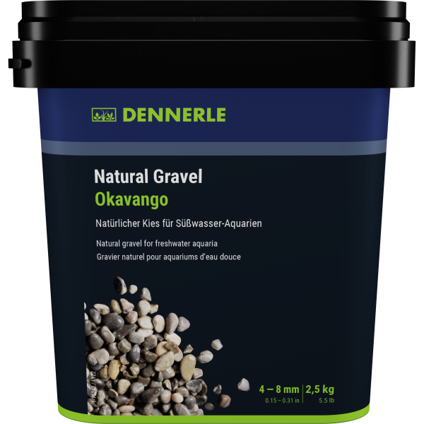 Dennerle Natural Gravel Okavango 4-8 mm, 2,5 kg