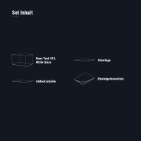 Dennerle Nano Tank White Glass, 70 Liter