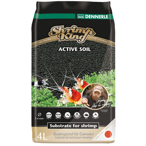 Dennerle Shrimp King Active Soil, 4 Liter