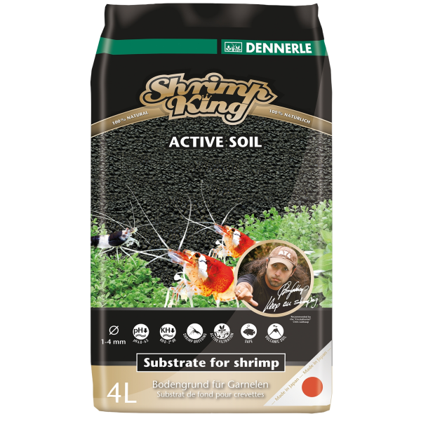 Dennerle Shrimp King Active Soil | 4 Liter