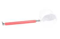Profi Garnelenkescher rund (13-52 cm), rot | Stabiles...