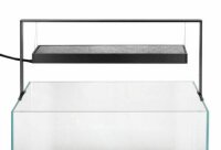 Aquael UltraScape 90 Weißglas Aquarium Forest | 243 l Aquascaping-Aquarium mit schwarzer LED-Halterung