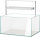 Aquael UltraScape 90 Weißglas Aquarium Snow | 243 l Aquascaping-Aquarium mit weißer LED-Halterung