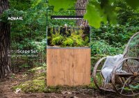 Aquael Schrank UltraScape 60 Forest | Aquariumunterschrank 60 x 30 cm in dunkler Holzoptik