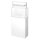Aquael UltraScape 60 Weißglas Aquarium Kombination Snow | 64 l Set mit weißem Unterschrank
