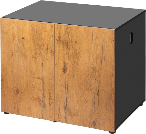 Aquael Schrank UltraScape 90 Forest | Aquariumunterschrank 90 x 60 cm in dunkler Holzoptik