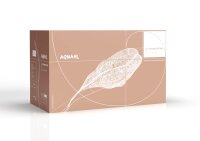 Aquael UltraScape 90 Weißglas Aquarium Kombination Forest | 243 l Set mit dunklem Unterschrank